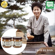 전통식품명인 제51호 최명희명인 전통된장 1kg+1kg