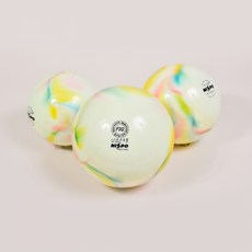 니스포 리듬체조 공 - 멀티컬러 RAINBOW (레인보우), 6인치 주니어 레인보우