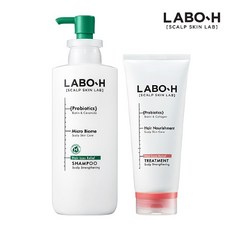 라보에이치 탈모증상완화 샴푸400ml+트리트먼트200ml, 01 두피강화 400ml 1입+두피강화 200ml 1입