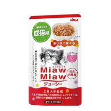 먀우먀우 쥬시 파우치 70g 고양이 간식, 12개, 참치