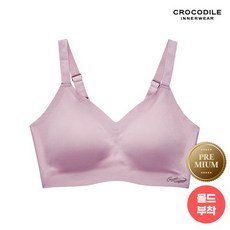 크로커다일 크로커다일프리미엄나이론 큰컵 V넥 스트랩 브라 핑크 CDWBR2O07T 273002