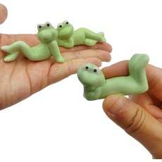 예쁜 개구리 수저 받침대 집들이선물 2p, 엎드린개구리, 다리꼬는개구리