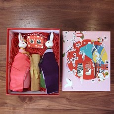 오르골 커플 오르골 기모노 오르골 일본 오르골 토끼, 옵션1