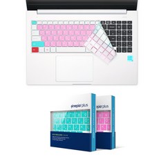 FINEPIA PLUS 삼성 노트북 플러스2 NT550XDA-K14AW -KC33W 용 멀티 컬러 키스킨, 파인피아 PLUS-Pink