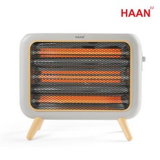 한경희이지라이프 뉴트로 3단 석영관 전기히터, HAAN-RT100, 화이트