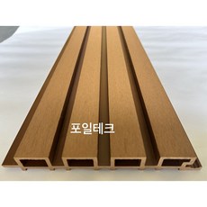 사이딩 루바 외장용 템바보드 합성목 체리28Tx210mmx2900mm 1장