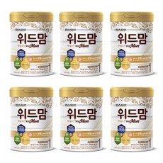 파스퇴르 위드맘분유 케어솔루션 1단계 750g x 6캔, 단품