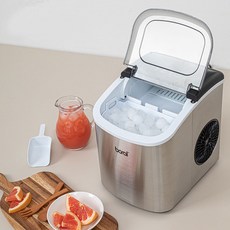 원터치 아이스 제빙기/가정용/휴대용/1.2L물통/700g얼음저장/분리형 아이스바켓