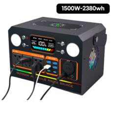 ONH 올인원 파워뱅크 캠핑용 차박 야외 대용량배터리 220V, 1500w-2380wh