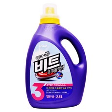 라이온코리아 비트 트리플액션 액체세제 일반 2.8L, 3개