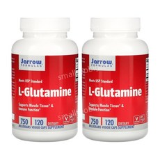자로우 L 글루타민 750mg 120캡슐 2병 glutamine, 120정, 2개
