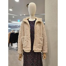 써스데이아일랜드 래빗 엠브로이더리 플리스 점퍼 T238MLT233W 백화점 아울렛 (4296898)