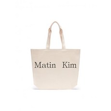 마뗑킴 MATIN 로고 ECOBAG IN 아이보리