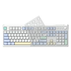 한성컴퓨터 OfficeMaster 유무선 저소음 멤브레인 키보드, MERINGUE, GK104, 제조사축