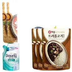백설 덮밥소스 8개 트러플고기짜장3 카파오무쌉3 크림치킨마크니커리2 다우니 450ml, 백설 덮밥소스 8개트러플고기짜장3카파오무쌉3크림치킨마크, 5개