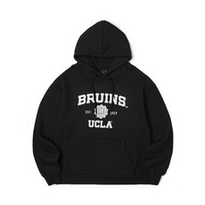 유씨엘에이(UCLA) 남여공용 BRUINS 프린트 기모 후디[BLACK](UZALT90_39)