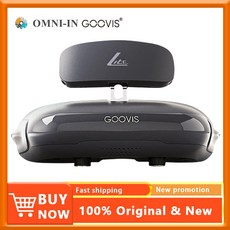 블루레이ODD DVD UHD 블루레이플레이어 블루레이 ODD GOOVIS LITE VR 헤드셋 D3 컨트롤러 3D 극장 고글 지원 4K 블루 레이 플레이어 1920x1080x2 H, 1.Goovis Lite