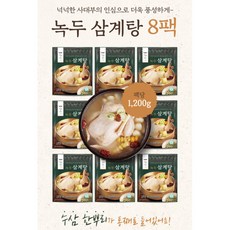 [사대부집 곳간] [사대부집곳간]녹두삼계탕 1200g*8팩, 1.2kg, 8개