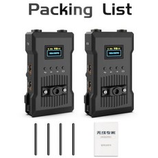 정시출고 Forrbetdis Jm300 프로 무선 비디오 변속기 시스템 150M 미니 Uhd 1080P 및 4K HDMI 호, 02 JM300PRO 4K, 1개