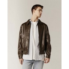 GIORDANO 지오다노 에코 레더 블루종 073531 brown 01073531 1426054