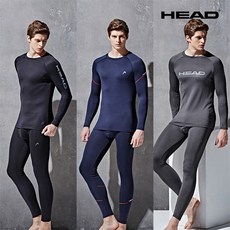 헤드 HEAD 헤드 남성 동내의 1차 상하세트 2종 택일
