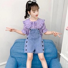 남녀공용반팔반바지점프수트