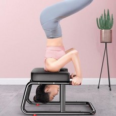 물구나무서기운동 홈트레이닝 꺼꾸리운동 필라테스 요가체어 스툴, 블랙