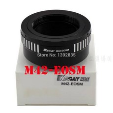 EOS-M 용 EOSM 용 M42 마운트 렌즈 용 Kecay 고정밀 마운트 어댑터 EF-M 마?, 상세내용참조