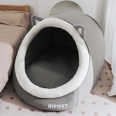 고양이 사람용 숨숨집 침낭 쿠션 강아지집 라지 휴먼 도그 하우스 텐트 오버사이즈 집 슬립온 미니 홈피 올인원 소파 캐릭터 나무 구멍, 거치대 없이 토토로그레이를 설치할 수 있다丨전