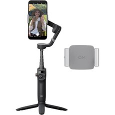 DJI 오즈모 모바일 6 스마트폰 짐벌 3축 Vlog 스태빌라이저, 짐벌 + +보조라이트, 1개