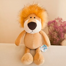 얼룩말 코끼리 너구리 인형, 사자_35cm