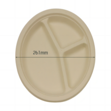 씨케이라이브 친환경 펄프 일회용 접시, 1세트, 50개 1세트, 50개