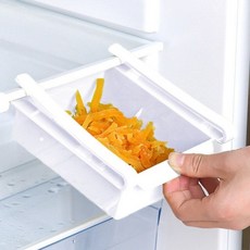 이케아 냉동고 정리 상부 스텐 설거지통핫 슬라이드 주방 냉장고 공간 보호기 주최자 스토리지 랙 선반 홀더 주방 냉장고 보관함 식품 용기, WH, 협력사