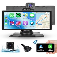 코드웨이 차량용 블루투스 5.1 리시버 핸즈프리 AUX 수신기 블랙 + 그레이 상품 이미지