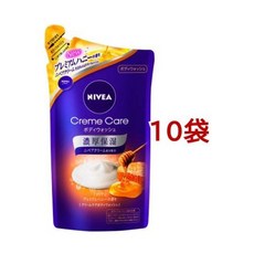 nivea Cream Care Body Wash Honey Refill 일본 니베아 크림 케어 바디 워시 허니 리필용 360ml 10팩