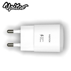 요이치 LG Q51 Q61 Q52 G7 G8 V40 안드로이드 호환 15W 고속충전기 급속, 1개, 화이트