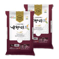 참쌀닷컴 2020년산 골든퀸3호 화성 수향미 쌀 8kg (4kg x 2포)