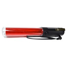 케미칼멘토 LED 안전 경광봉 26cm (자석) 레드, 1개