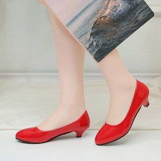 여성용 펌프스 힐 3CM 하늘비즈 C11 R934O048