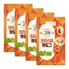 CJ제일제당 고메 크리스피 핫도그, 400g, 4개