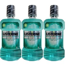 리스테린 티스 앤 검디펜스750ml X 3개입 구강청결제, 750ml, 3개
