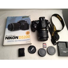 니콘 D5200 24.1MP 디지털 SLR 카메라 ww AFS VR 1855mm 렌즈북 - 니콘d5200