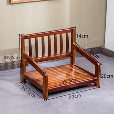 상석 바닥의자 앉는의자 좌식의자 일본식 침상 없는 침대, C01-어셈블, T03-차색 하이팩의자 손잡이가 달리는