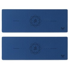 데비 TPE 밸런스 패드 12mm 2개입, 미드나잇블루
