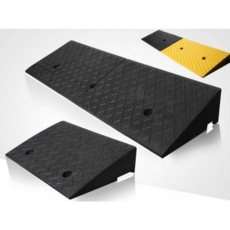 고무경계석 도로턱발판 오르막매트 인도 보도블럭 턱, 100x15x3 고무, 1개