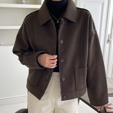 타니즈 아츠 여성 가을 싱글버튼 울 자켓