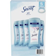 [일본 데오드란트] 시크릿(Secret) 데오드란트 5개 세트 파우더 프레시 73g×5개 병행 수입품
