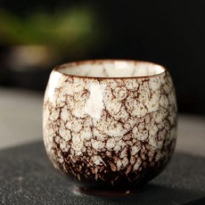 쿵푸 세라믹 찻잔 음료 용기 도자기 차 그릇 가마 변형 물컵, 8.Beige