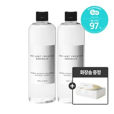 그레이멜린 1000ml 대용량구성 알래스카85 내추럴 토너 1+1+전용화장솜 증정, 1세트, 1L