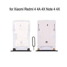 Xiaomi redmi 4 4a 4x note 4 4x 오리지널 폰 하우징 xiaomi note 4 4a 4x 마이크로 sd 카드 트레이 홀더, 한개옵션1, 03 redmi 4x black